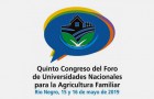 Imagen sobre 5to. Congreso del Foro de Universidades Nacionales para la Agricultura Familiar