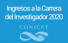 Imagen sobre Convocatoria a Ingresos a la Carrera del Investigador 2020