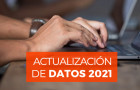 Imagen sobre Actualización de Datos 2021